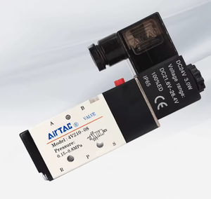 Válvula Direccional Neumática Industrial Original AirTAC 4V21008A AC220V de 5/2 Vías con Solenoide Simple, 1 Año de Garantía, Hecho en China - Product Image 4
