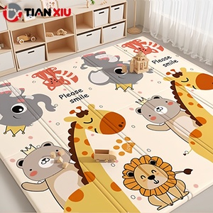 Nouveautés : Grand <span class=keywords><strong>tapis</strong></span> de sol <span class=keywords><strong>r</strong></span>éversible pour bébé 77"x58", pliable, léger, <span class=keywords><strong>tapis</strong></span> de jeu pour tout-petit, portable, rangement facile, <span class=keywords><strong>tapis</strong></span> de chambre d'enfant - Product Image 3