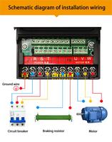 Variateur de fréquence 55KW 75KW triphasé VFD 380V avec transformateur, contrôle vectoriel, pour compresseur électronique
