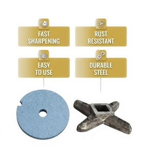 <span class=keywords><strong>Cuchilla</strong></span> para <span class=keywords><strong>Picadora</strong></span> de Carne y Piedra Afiladora, Repuestos para Picadoras de Carne <span class=keywords><strong>Moulinex</strong></span> Zelmer - Product Image 6