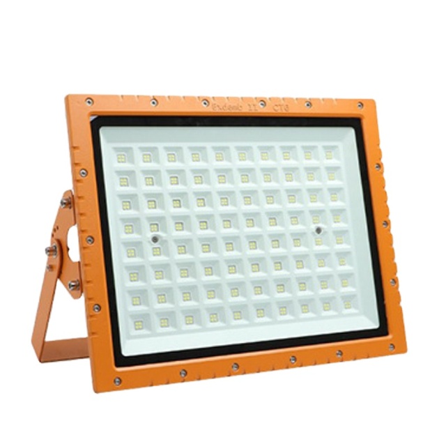 400W IP66 LED Explosion Proof Flood Light AC 85-265V Aluminum Tempered Glass 6000K Daylight CRI 80 Gas Station Workshop