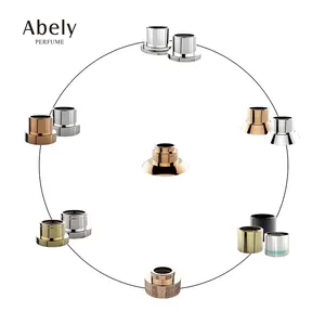 Nuovo Collare di Sicurezza per Flacone di Profumo in Vetro con Pompa <span class=keywords><strong>Spray</strong></span> a Nebulizzazione Fine in Alluminio - Product Image 1