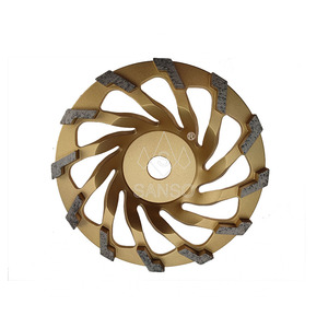 Discos de Diamante Segmentados Turbo SANSO de 5 Pulgadas (125 mm), Grano 50, Abrasivo Medio para Concreto y Piedras, Personalizable OEM - Product Image 1