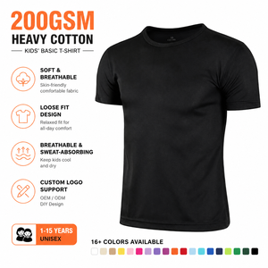 Camiseta de Algodón Personalizada para Hombre, Estilo Urbano, Oversize, Lisa, para Gimnasio, Casual, Deportiva, Verano, Venta al Por Mayor, Impresión de Logotipo OEM/ODM - Product Image 2