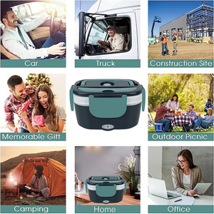 2.4L Bento Thermo Food Warmer Boîte à lunch électrique isolée Boîte à lunch électrique chauffante pour aliments - Product Image 5