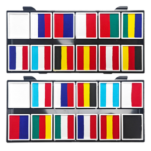 Kit <span class=keywords><strong>de</strong></span> peinture faciale pour la Coupe du monde Mei Shang : Fan <span class=keywords><strong>de</strong></span> football Non toxique pour les <span class=keywords><strong>jeux</strong></span> (Europe et États-Unis) - Product Image 6