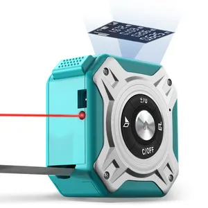Nohawk Laser Tape Measure Digital Rangefinder 40M Smart Measuring Tape LCD Digital Display Laser Tape Measure