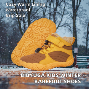 <span class=keywords><strong>Scarpe</strong></span> Invernali Barefoot Unisex per Bambini, Impermeabili con Tomaia Sintetica, Fodera Calda, Antiscivolo, per <span class=keywords><strong>Trail</strong></span> <span class=keywords><strong>Running</strong></span> e Attività all'Aperto - Product Image 2