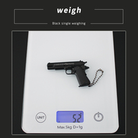 Promo Panas Gantungan Kunci Empire Colt 1911 70mm dari Logam, Model Pistol Mainan Miniatur, Kerajinan Tangan, Hadiah