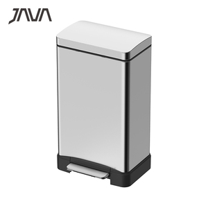 Hotel indoor foot pedal rectangular recycle garbage stainless steel waste bin inside garbage bin