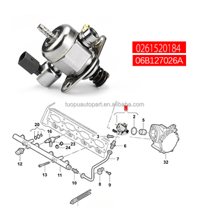 06K127025D 06K127025E 06B127025A 06K127025B NOUVEAU HPFP pour VW Passat B8/B7 <span class=keywords><strong>Golf</strong></span> MK7 Polo <span class=keywords><strong>GTI</strong></span> Touran Audi A3 A4 A6 1.8T 2012-2022 - Product Image 4