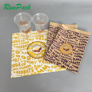 ถุงกระดาษใส่ขนมปังแบบใช้แล้วทิ้ง รีไซเคิลได้ เกรดอาหาร ผลิตตามสั่ง - Product Image 3