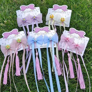 Tending moda in plastica turbante accessori per capelli per donne e bambini Design elegante vendita all'ingrosso - Product Image 1