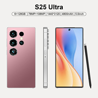 2025 Original S25 Mini Téléphone S25 Mini 5g Smartphone Nouvelle Arrivée 4 Pouces 6GB + 128GB Téléphone Débloqué Téléphones Mobiles Android