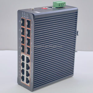 Dual DC Redundant Power Supply 8 Gigabit PoE Ports 6KV L2 Managed Network <b>Switch</b> with 8PoE RJ45 + 8 SFP Uplink Industrial <b>Switch</b> - Product Image 2