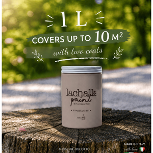 14 BISCUIT 1lt LaChalk : l'évolution de la peinture à la craie. Où la craie rencontre la résine : Peinture hybride craie-résine fabriquée en Italie. - Product Image 2