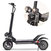Trottinette électrique pliable 48V 10.4Ah 1200W, moteur sans balais en alliage d'aluminium, contrôle par application, autonomie 35-50km, charge 150kg, frein à disque