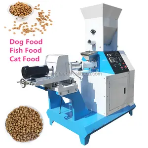 Gute Qualität 120 kg/std Automatische schwimmende Fische machen Extruder profession elle Haustier Kibble Hundefutter Maschine