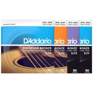 <span class=keywords><strong>Cuerdas</strong></span> Originales D'Addario para <span class=keywords><strong>Guitarra</strong></span> Acústica Folk, Bronce Fosforado, Sonido Cálido, Brillante y Equilibrado, Juego de 6 <span class=keywords><strong>Cuerdas</strong></span> EJ1615 EZ910920 Universal - Product Image 5