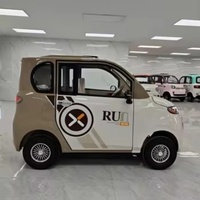 Certificado EEC, Mini Vehículo Eléctrico de 1000W, Velocidad Máxima 45-60km/h, Autonomía 100-400km, Azul, 2 Filas, 4 Ruedas, Vehículo de Nueva Energía para Adultos Mayores, Mini Coches