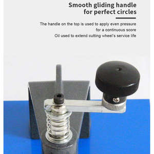 Steel Blade Lens e Small Circle <span class=keywords><strong>Cutter</strong></span> Machine para cortar vidro manchado e regular - Product Image 3