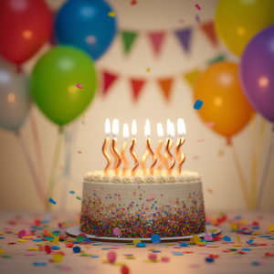 Velas Espirales Party Love Color Oro Rosa de 11 cm, Decoraciones para Cumpleaños - Product Image 3