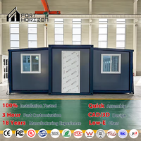 Maison modulaire portable en conteneur de 40 pieds pour l'Australie, appartement préfabriqué, maison extensible en conteneur