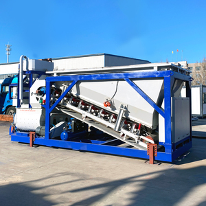 Xách tay trạm trộn bê tông 25m ³ 30m ³ 50m ³ di động xi măng vữa trộn nhà máy trộn Máy trộn điện - Product Image 6