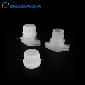 Bouchon anti-déversement en plastique PE/PP de 16 mm avec couvercle inviolable, logo/couleur personnalisés pour bouteilles de désinfection de boissons, marque Oudaya - Product Image 3