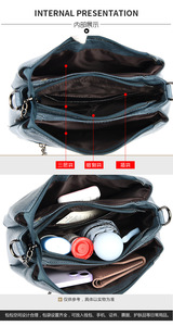 Bolsos de Mano de Lujo para Mujer al por Mayor, Bolsos de Cuero PU Suave, Bolsos de Hombro y Bandolera para Mujer - Product Image 6