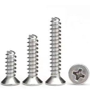 304 Stainless Steel Countersunk Head Self Tapping Screws Metric Class 4.8 A2 70 For Metal Applications - Product Image 4