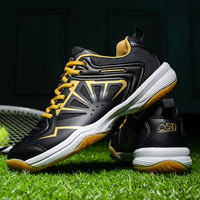 Chaussures de pickleball unisexes, athlétiques, pour tennis et badminton, synthétiques, intérieur/extérieur, en caoutchouc, pour jeunes, entraînement, enfants, marche, style sportif.