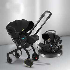 Poussettes <span class=keywords><strong>3</strong></span> en <span class=keywords><strong>1</strong></span> avec siège <span class=keywords><strong>auto</strong></span> pliable pour nouveau-né, chariot de poche, poussette pour enfants - Product Image 5