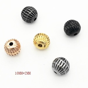 yunnique Stainless Steel <b>Spacer</b> Beads Round 8mm For Jewelry Making DIY Accessories - Product Image 2