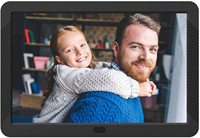 Marco de Fotos Digital AMABOO con Pantalla IPS de 8 Pulgadas y Ángulo de Visión Amplio, Reproducción de Video 1920x1080 y Reloj