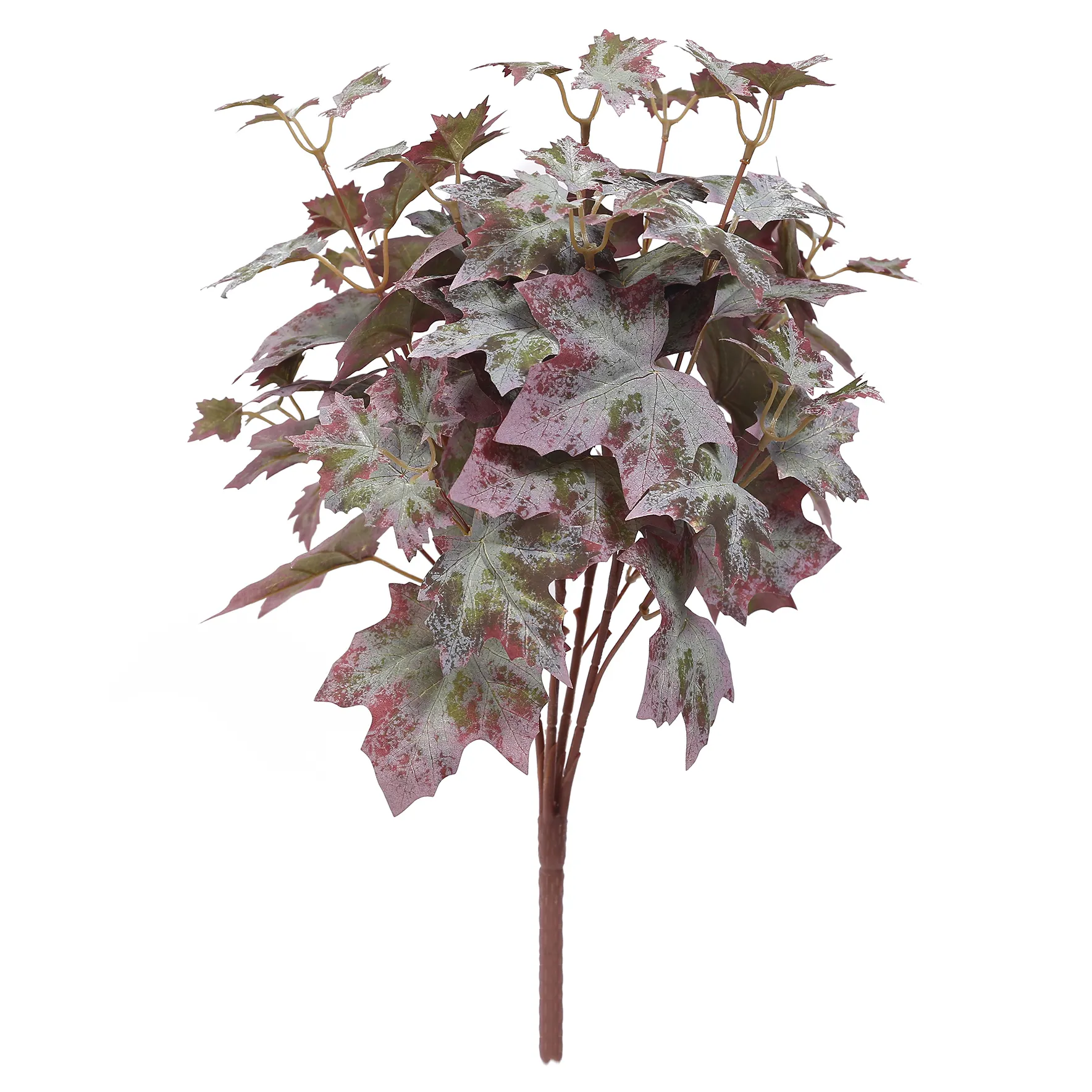 Vendita di fabbrica realistico faux leaves bouquet maple leave plant artificiale maple leaf bush per la decorazione