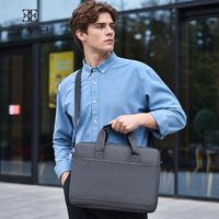 À la mode étanche affaires grande capacité ordinateur portable sac à main porte-documents tablette bandoulière Document voyage bureau travail quotidien
