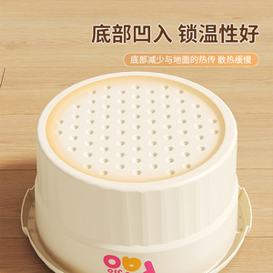 Poojio Foot Bath <b>Basin</b> Deepened Cream Color With Massage Pad For Adults And Children - Product Image 4