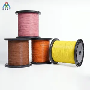 UL10064 AWG42 PFA בידוד אלקטרוני חוט חום עמיד כסף מצופה נחושת חוט גמיש חוט