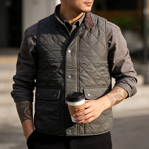 <span class=keywords><strong>Chaleco</strong></span> <span class=keywords><strong>Acolchado</strong></span> Unisex con Diseño de Diamantes, 100% Poliéster, Cuello Redondo, Resistente al Viento, Corte Regular, Tallas S-3XL, OEM ODM, Ropa de Exterior, Estilo Urbano - Product Image 5