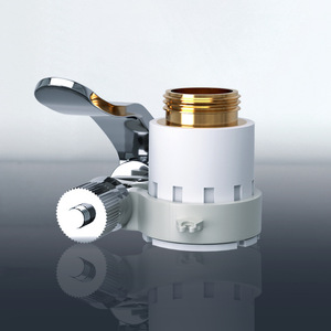 Connecteur de Robinet Verrouillable Haute Résistance 20mm en Laiton Forgé Double Usage pour Tuyau d'Arrosage et Conduite d'Eau avec Chaîne à Billes - Product Image 2