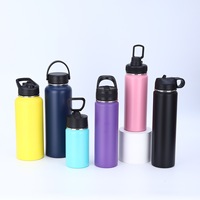 Bouteille d'eau sport isotherme 32oz grande capacité en acier inoxydable 304, garde les boissons chaudes/froides 6-12h – Meilleure vente