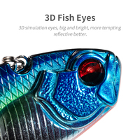 Leurre de pêche artificiel personnalisé VIB 6,1 cm 16g pour eau salée, coulant et vibrant