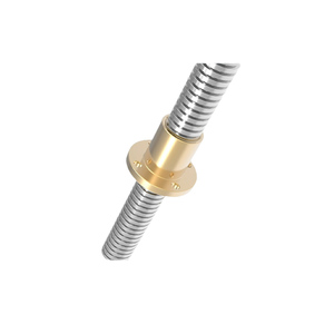 2025 produit acier inoxydable TR8 vis trapézoïdale <span class=keywords><strong>pas</strong></span> de <span class=keywords><strong>tige</strong></span> <span class=keywords><strong>filetée</strong></span> 1MM 2MM 4MM T12 Tr20 vis sans fin et écrou - Product Image 4