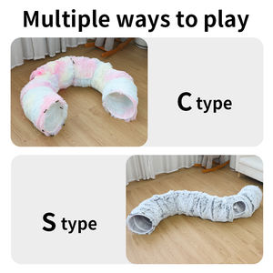 Hot Selling Luxe En Comfort Korte Pluche Cirkelvormige Kattentunnel Voor De Kat Om Te Rusten En Te Spelen - Product Image 5