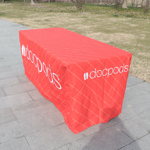 Housse de table rectangulaire personnalisée 4ft 6ft, nappe extensible pour salons professionnels, compétitions sportives et événements - Product Image 2