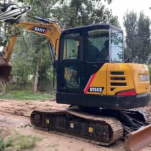 Excavadora SANY sy60C original usada, mini excavadora de 6 toneladas, maquinaria para movimiento de tierras, mini excavadora, maquinaria de construcción - Product Image 3