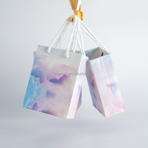 Bolsas de Compras de Papel Kraft de Lujo de Alta Calidad de 12x5.7x16cm, Bolsas Ecológicas con Asa para Joyería, Embalaje y Exhibición - Product Image 2