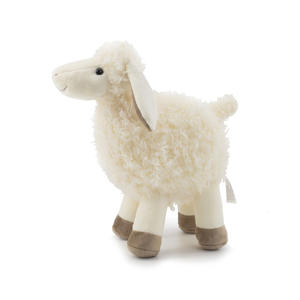 Boneka Domba Putih Super Lembut dan Halus, Mainan Bulu Domba untuk Bayi, Boneka Hewan Ternak Realistis untuk Pelukan dan Ketenangan, Hadiah - Product Image 2