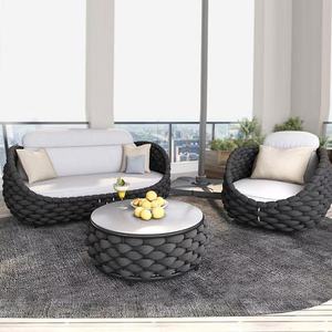 180X85X70CM extérieur canapé cour ensemble villa balcon jardin <span class=keywords><strong>terrasse</strong></span> rotin chaise extérieur loisirs rotin meubles - Product Image 3